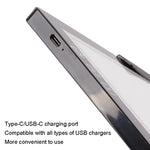 A4-D28B Wiederaufladbares Zeichenbrett, mit Ladekabel, mit Ladekabel + US-Steckeradapter, mit Ladekabel + UK-Steckeradapter, mit Ladekabel + EU-Steckeradapter, mit Ladekabel + AU-Steckeradapter