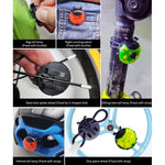 Marienkäfer Radlicht Kinder Laufrad Fahrrad Nabenlicht, Manuell & Automatisch, Smart Rot, Smart Grün, Smart Blau, Manuell Rot, Manuell Grün, Manuell Blau, Manuell Transparent