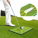 PGM DJD038 Golf Schlagmatte Schwungtrainer Perlen Trainingsspur Erkennung Polster, Stil:, Mit 5 Schwammbällen, Ohne Bälle