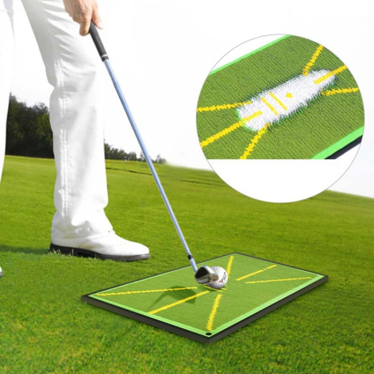 PGM DJD038 Golf Schlagmatte Schwungtrainer Perlen Trainingsspur Erkennung Polster, Stil:, Mit 5 Schwammbällen, Ohne Bälle