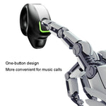 GD28 IPX4 wasserdichter leichter Bluetooth-Einzelohrclip-Kopfhörer, GD28 Single Schwarz, GD28 Single Weiß