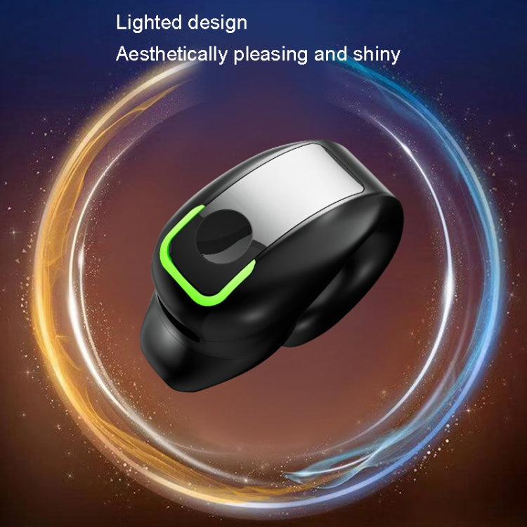 GD28 IPX4 wasserdichter leichter Bluetooth-Einzelohrclip-Kopfhörer, GD28 Single Schwarz, GD28 Single Weiß