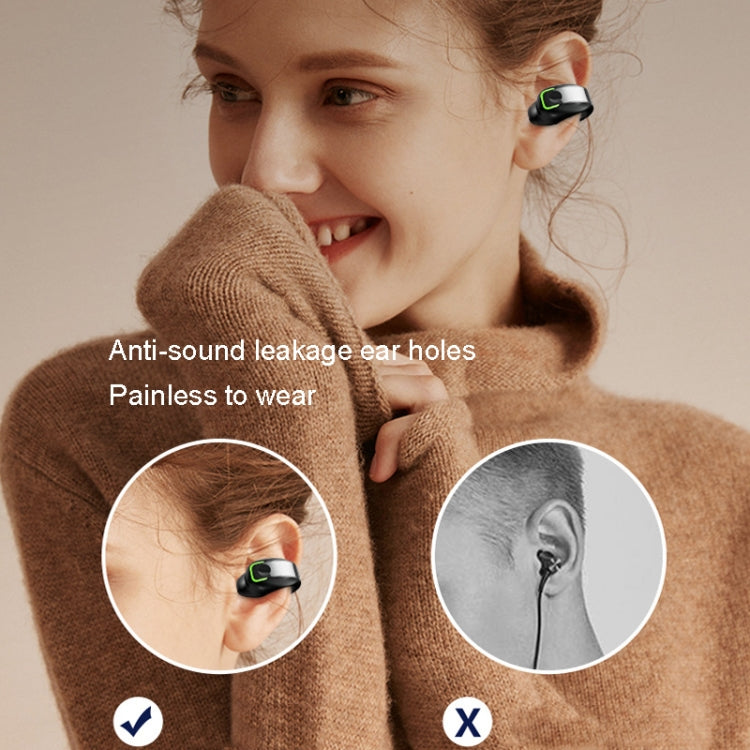 GD28 IPX4 wasserdichter leichter Bluetooth-Einzelohrclip-Kopfhörer, GD28 Single Schwarz, GD28 Single Weiß