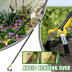 MYL-10 Steigbügelhacke Gartenwerkzeuge, 3 Abschnitte 1,2 m, 4 Abschnitte 1,6 m, 5 Abschnitte 2,0 m, 6 Abschnitte 2,4 m