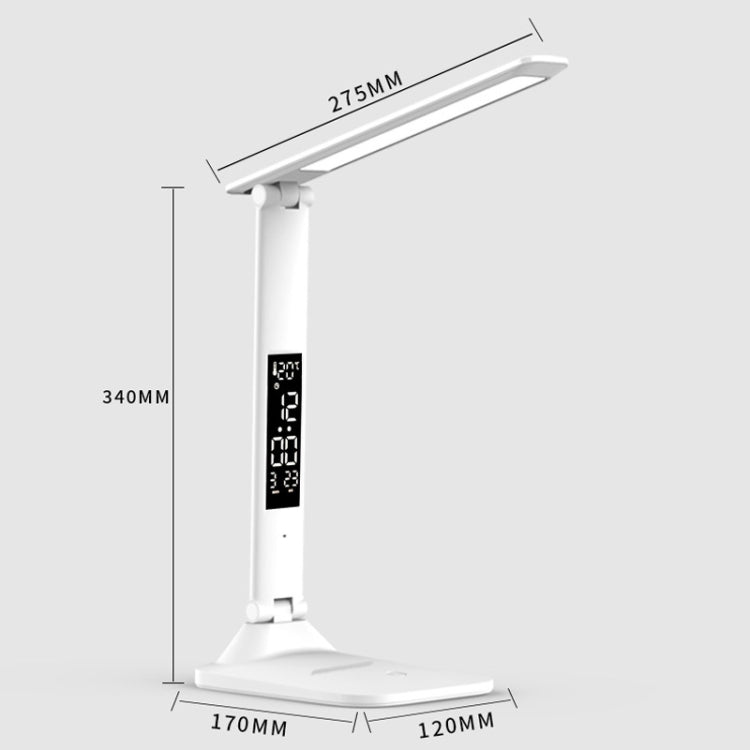 LED Intelligente Digitale Anzeige Faltbare Schreibtischlampe, Stil:, USB Gerade Stecker, Aufladung 2000mAh, Aufladung 3200mAh, Doppelkopf USB Gerade Stecker, Doppelkopf Aufladung 2000mAh, Doppelkopf Aufladung 3200mAh