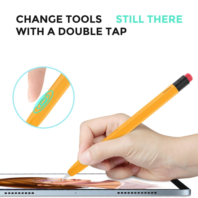 AhaStyle PT180-2 Silikon Schutzhülle Rutschfest und Stoßfest Kapazitiver Stift Hülle, Für Apple Pencil 1, Für Apple Pencil 2