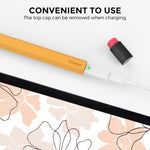 AhaStyle PT180-2 Silikon Schutzhülle Rutschfest und Stoßfest Kapazitiver Stift Hülle, Für Apple Pencil 1, Für Apple Pencil 2