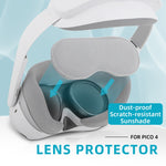 Für PICO 4 Hifylux PC-ZF17 Linsenschutz VR Brille Staubdichtes Schwammpad, PC-ZF17 Hellgrau