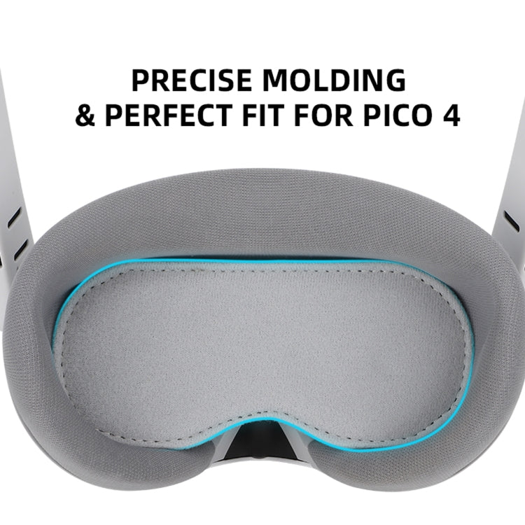 Für PICO 4 Hifylux PC-ZF17 Linsenschutz VR Brille Staubdichtes Schwammpad, PC-ZF17 Hellgrau