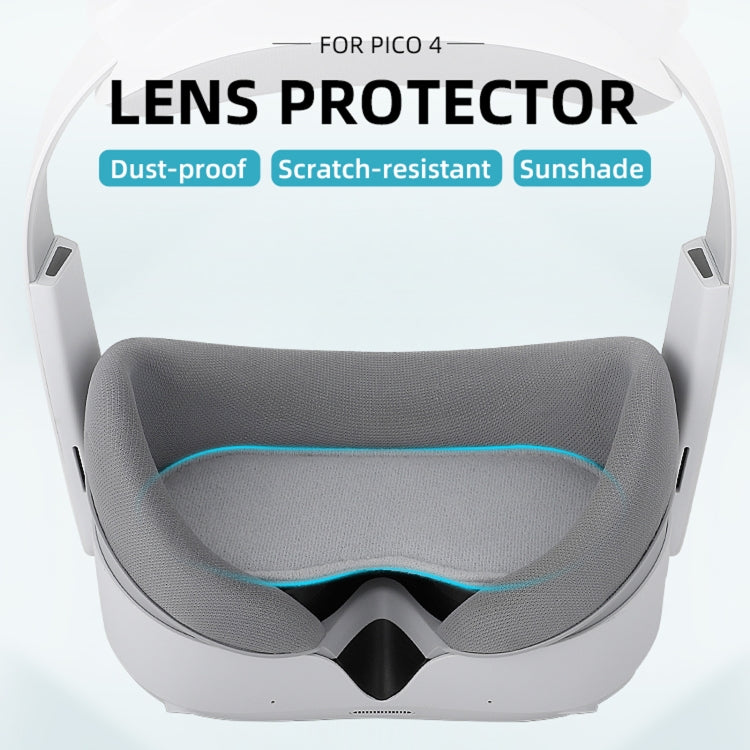 Für PICO 4 Hifylux PC-ZF17 Linsenschutz VR Brille Staubdichtes Schwammpad, PC-ZF17 Hellgrau