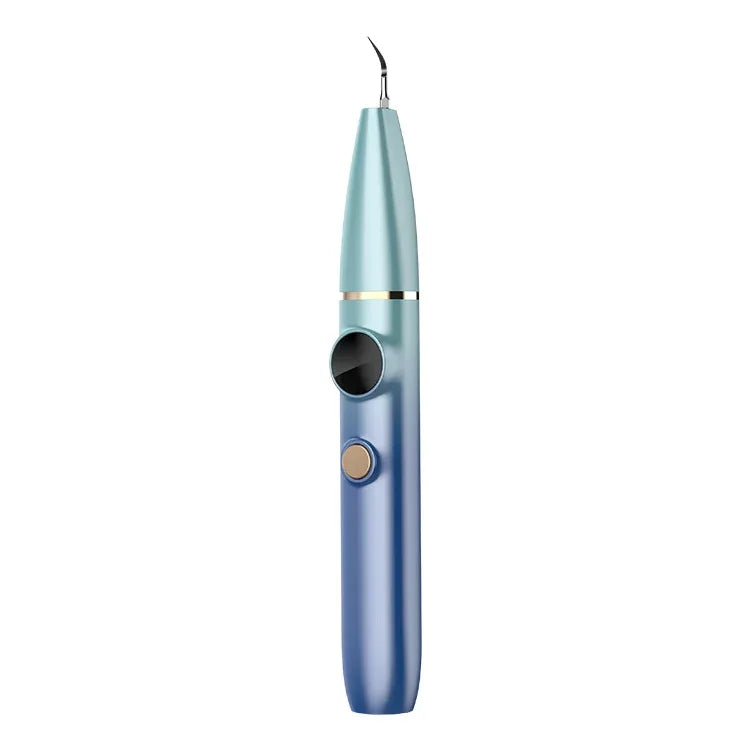 FY-B700 Visueller Ultraschall-Zahnsteinentferner Zahnstein-Zahnfleckenentferner Dental Schönheitsinstrument, Blau Farbverlauf, Rot Blau Farbverlauf