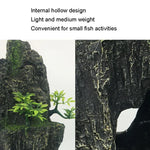 Stein Aquarium Landschaft Simulation Harz Aquarium Dekorative Verzierung, Stil:, Höhlenberg C, Höhlenberg D, Kleiner Felsengarten, Dreibeiniger Felsengarten, Großer Felsengarten, Shunfeng Berg, Yu Berg