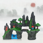 Stein Aquarium Landschaft Simulation Harz Aquarium Dekorative Verzierung, Stil:, Höhlenberg C, Höhlenberg D, Kleiner Felsengarten, Dreibeiniger Felsengarten, Großer Felsengarten, Shunfeng Berg, Yu Berg