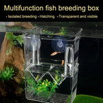 Peacock Fish Doppelschicht Transparente Zuchtisolationsbox Aquarium Zuchtbox, Klein, Groß, Extragroß
