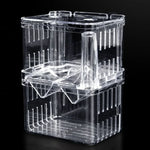Peacock Fish Doppelschicht Transparente Zuchtisolationsbox Aquarium Zuchtbox, Klein, Groß, Extragroß
