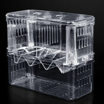 Peacock Fish Doppelschicht Transparente Zuchtisolationsbox Aquarium Zuchtbox, Klein, Groß, Extragroß