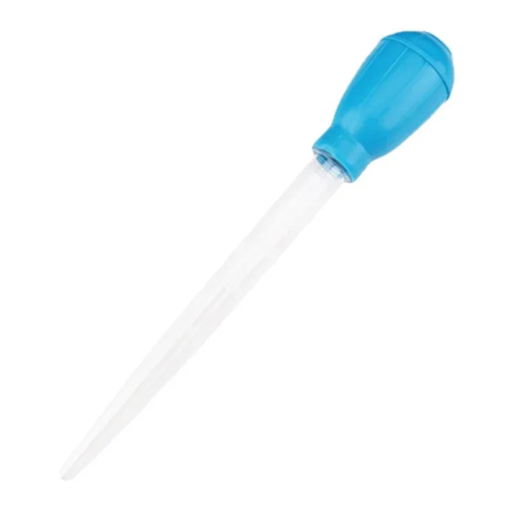 Kleines Aquarium Wasserwechsel Siphonabsauger manuell Mini Saugrohr, Blau, Grün