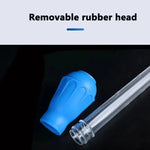 Kleines Aquarium Wasserwechsel Siphonabsauger manuell Mini Saugrohr, Blau, Grün