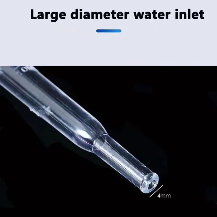 Kleines Aquarium Wasserwechsel Siphonabsauger manuell Mini Saugrohr, Blau, Grün