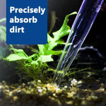Kleines Aquarium Wasserwechsel Siphonabsauger manuell Mini Saugrohr, Blau, Grün