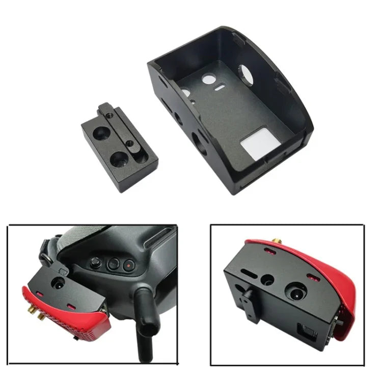 Schutzhülle für DJI FPV Goggles V1 V2 Empfängermodul 3.0 &amp; 3.0 Plus Halterung, Halterung