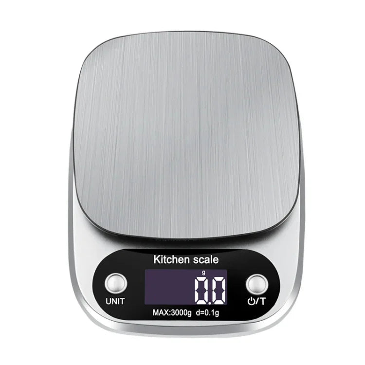 Kleine multifunktionale Küchenwaage, hochpräzise elektronische Waage mit LCD-Digitalanzeige, 3 kg/ 0,1 g, 5 kg/ 0,1 g, 10 kg/ 1 g