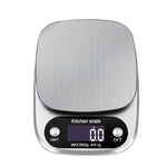 Kleine multifunktionale Küchenwaage, hochpräzise elektronische Waage mit LCD-Digitalanzeige, 3 kg/ 0,1 g, 5 kg/ 0,1 g, 10 kg/ 1 g