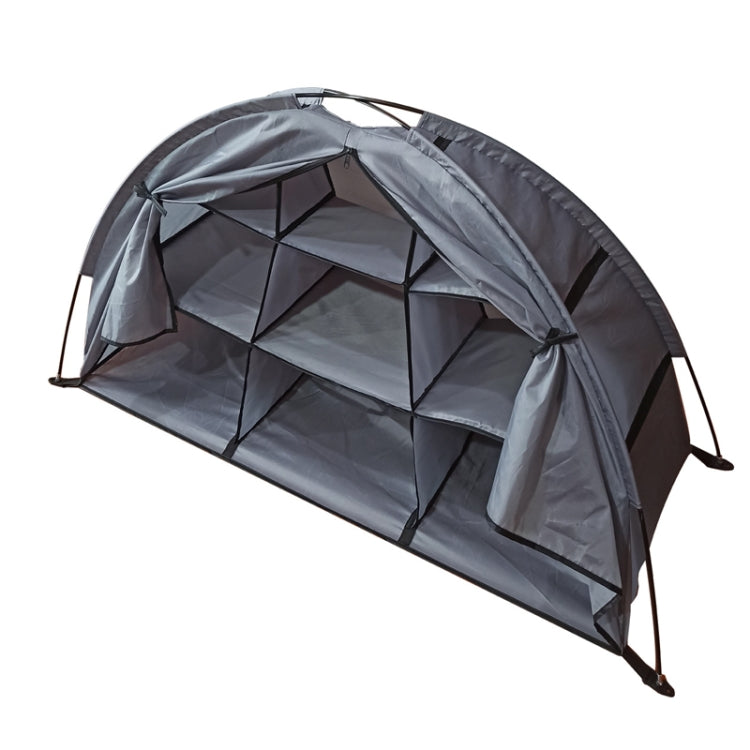 9-Fächer klappbares Camping-Stauraumzelt Schuhschrank für Reisen Wohnmobil Kleider-Organizer