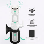 Kleines Fischbecken Aquarium Mini Pneumatischer Filter Sauerstoffgerät, MB-201