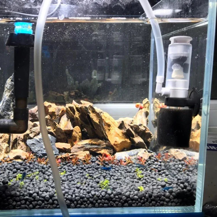 Kleines Fischbecken Aquarium Mini Pneumatischer Filter Sauerstoffgerät, MB-201