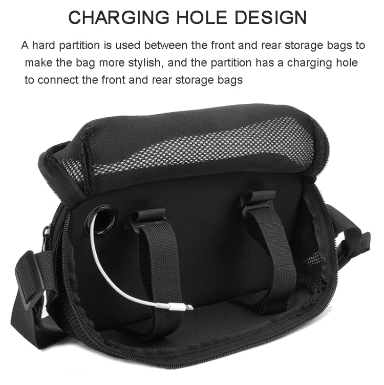 Universelle Bluetooth Lautsprecher Messenger Bag Brusttasche Handtasche für JBL Flip Serie/UE BOOM 3/Beats Pill usw., Blau, Schwarz