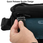 Universelle Bluetooth Lautsprecher Messenger Bag Brusttasche Handtasche für JBL Flip Serie/UE BOOM 3/Beats Pill usw., Blau, Schwarz