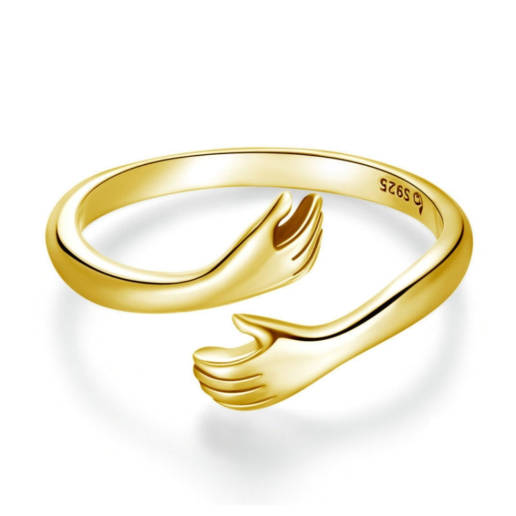 925er Sterlingsilber „Warme Umarmung“ offener, verstellbarer Ring, BSR176, BSR176-B, BSR176-C