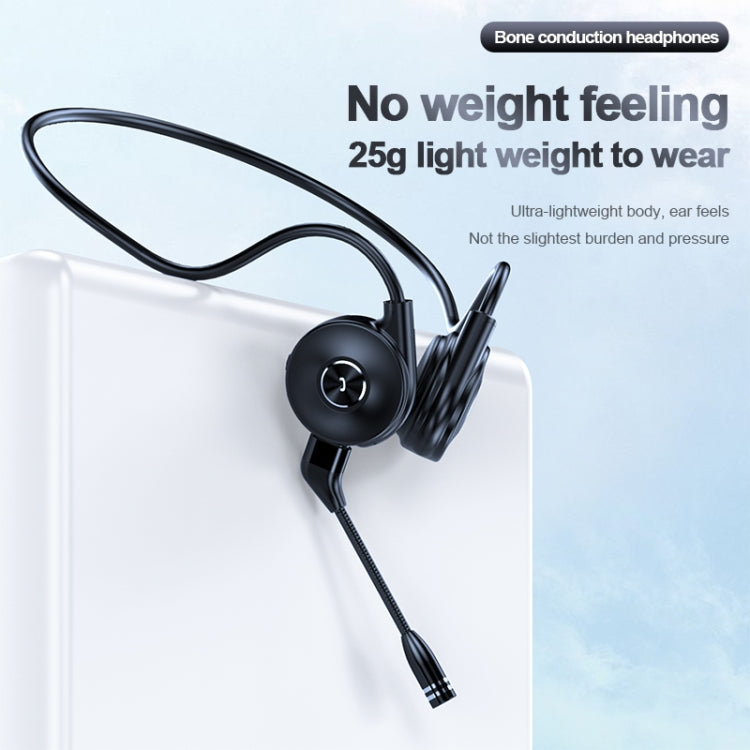 M1 Stereo-Sound Lauf-Sport Knochenleitung Bluetooth-Kopfhörer mit Mikrofon