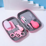 JR-6006 8-in-1 EVA Tasche Baby Reinigungs- und Pflegeset Baby tägliches Pflegeset, Blau, Pink, Gelb