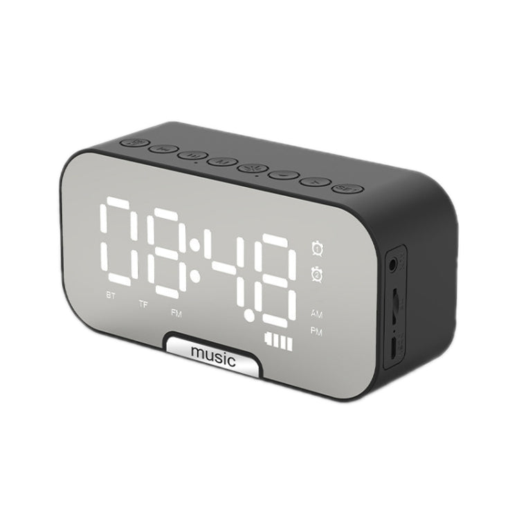 Tragbarer Bluetooth-Kartenlautsprecher für den Außenbereich, kleines Uhrenradio, Q5 Schwarz 1400mAh, Q5 Weiß 1400mAh
