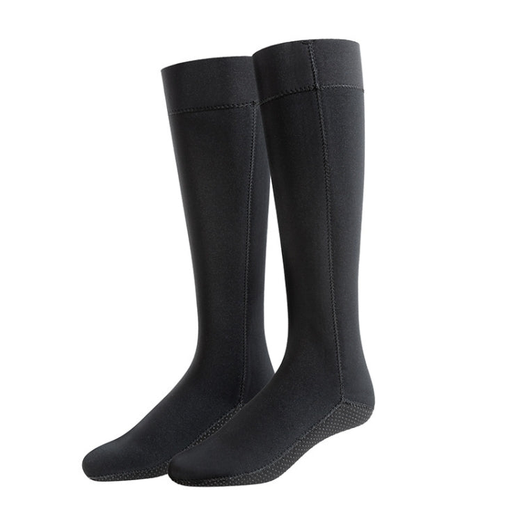 3mm Tauchsocken Schwimmen Warm Tiefseetauchen Wasserdicht Lange Röhre Strandsocken, XS, S, M, L