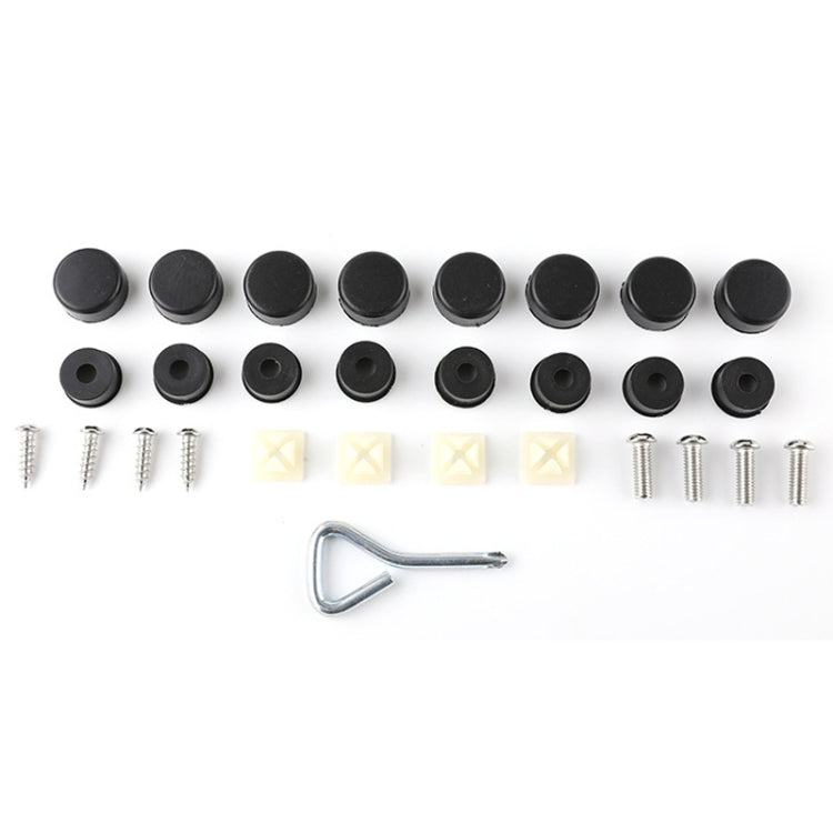 For North American Models Silicone License Plate Frame, Screw Accessories