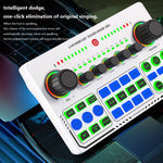 X50 Bluetooth RGB LED Live-Soundkarte mit OTG-Port-Schnittstelle, X50