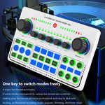 X50 Bluetooth RGB LED Live-Soundkarte mit OTG-Port-Schnittstelle, X50