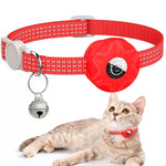 Für AirTag 2. Generation / AirTag 1. Generation Tracker Silikonhülle Reflektierendes Haustier Katzenhalsband mit Glocke