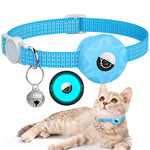 Für AirTag 2. Generation / AirTag 1. Generation Tracker Silikonhülle Reflektierendes Haustier Katzenhalsband mit Glocke