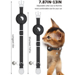 Für AirTag 2. Generation / AirTag 1. Generation Tracker Silikonhülle Reflektierendes Haustier Katzenhalsband mit Glocke