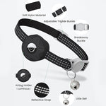 Für AirTag 2. Generation / AirTag 1. Generation Tracker Silikonhülle Reflektierendes Haustier Katzenhalsband mit Glocke