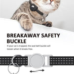 Für AirTag 2. Generation / AirTag 1. Generation Tracker Silikonhülle Reflektierendes Haustier Katzenhalsband mit Glocke