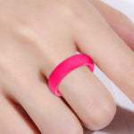 SH100 5,7mm Breiter Silikonring Glitzer Partnerring, Nr.8, Nr.9, Nr.10