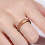 SH100 5,7mm Breiter Silikonring Glitzer Partnerring, Nr.8, Nr.9, Nr.10