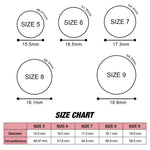 SH100 5.7mm Wide Silicone Ring Glitter Couple Ring, No.4, No.5, No.6, No.7