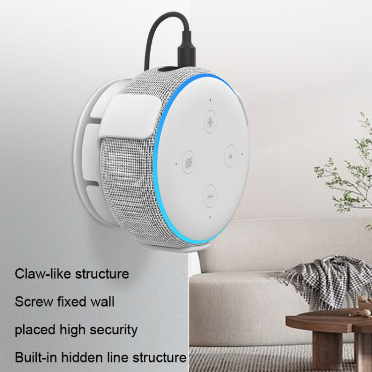 AhaStyle PT62 Wandhalterung Smart Speaker Halterung, Für Google Home Mini Schwarz, Für Google Home Mini Weiß, Für Amazon Echo Dot 3 Schwarz, Für Amazon Echo Dot 3 Weiß