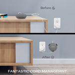 AhaStyle PT62 Wandhalterung Smart Speaker Halterung, Für Google Home Mini Schwarz, Für Google Home Mini Weiß, Für Amazon Echo Dot 3 Schwarz, Für Amazon Echo Dot 3 Weiß